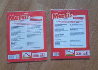 Libro y cuaderno frances 4º eso Merci