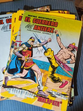 Lote 8 comics EL GUERRERO DEL ANTIFAZ