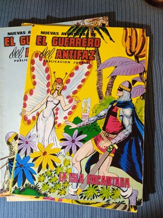 Lote 8 comics EL GUERRERO DEL ANTIFAZ