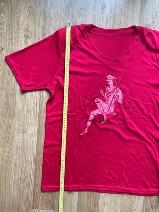Camiseta manga corta roja muñeca T.SG