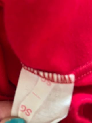 Camiseta manga corta roja muñeca T.SG