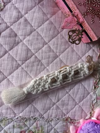 Llavero macramé💛 Macrame keychain💛