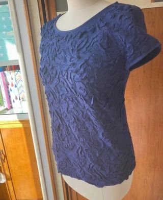 Camiseta azulona de Zara