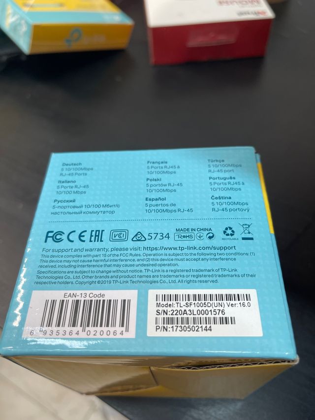 Switch TP-Link a 5 porte