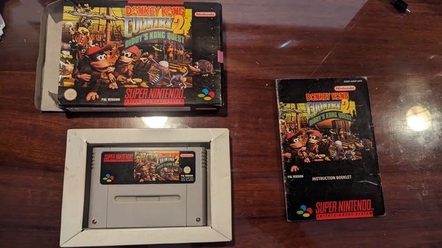 video juego DONKEY KONG 2 De Super Nintendo
