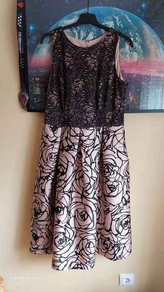 Vestido de fiesta midi