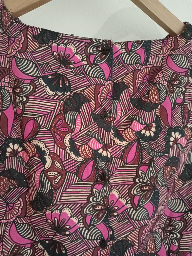 Blusa estampada de Zara