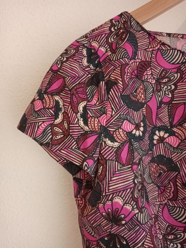 Blusa estampada de Zara