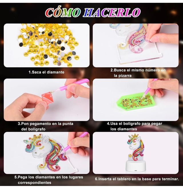 Lámpara LED nocturna 5D. SIN ESTRENAR