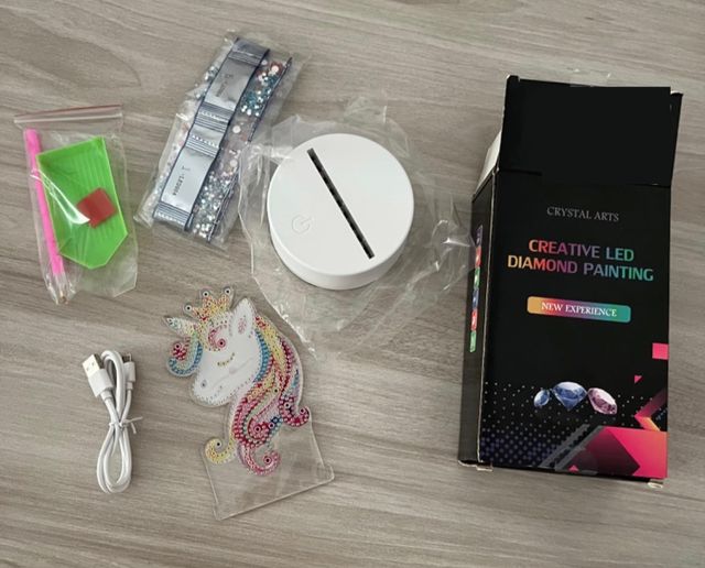 Lámpara LED nocturna 5D. SIN ESTRENAR