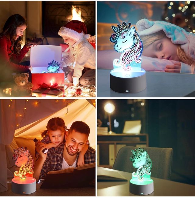 Lámpara LED nocturna 5D. SIN ESTRENAR