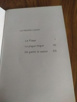 Libro, La Famille Lenoir. En francés. 3 historias