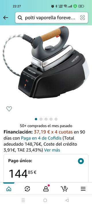 Centro planchado Polti