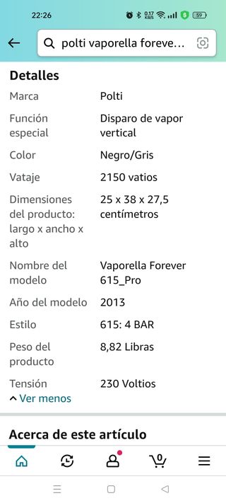 Centro planchado Polti