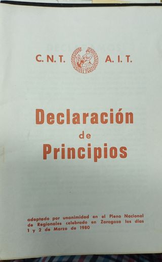 declaración de principios CNT AIT