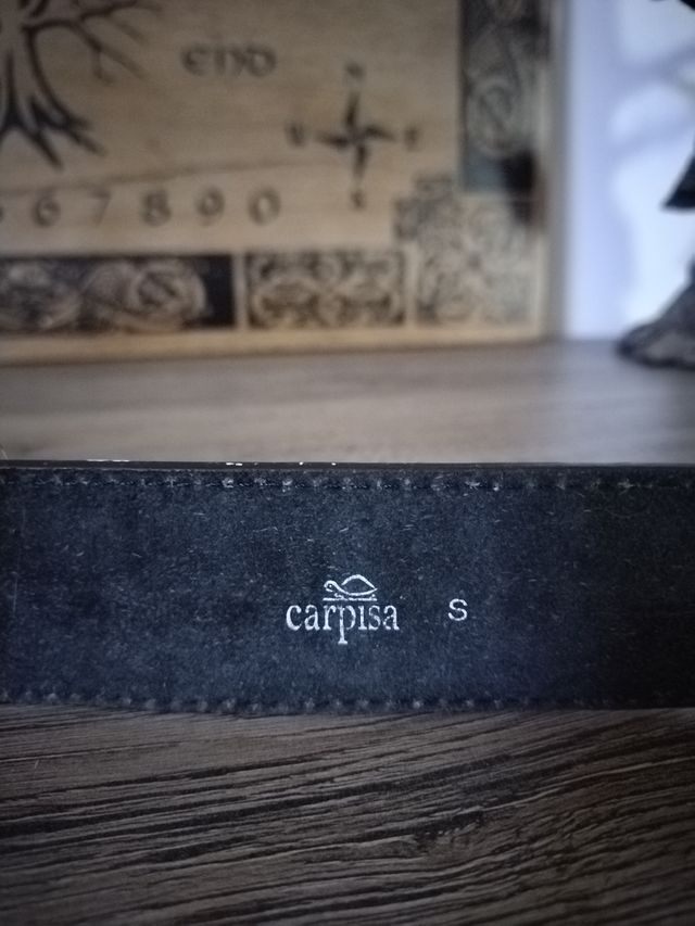 Cintura donna Carpisa nera lucida