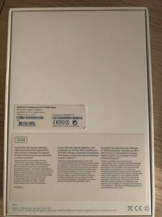 Ipad Mini Wi-fi 32G blanco