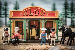 Playmobil ref. 3461 Saloon western 1983 (II)