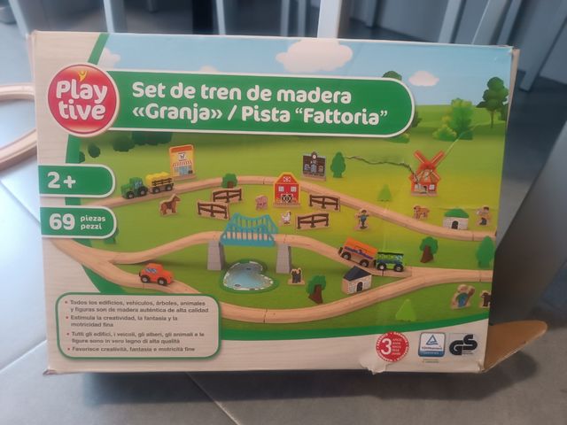 Juguete Pista Tren Lidl Tren Playtive Junior Tren Madera Lidl