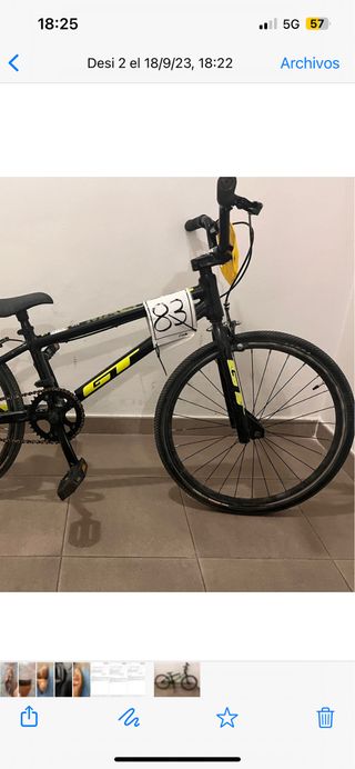 Bicicleta bmx GT junior 