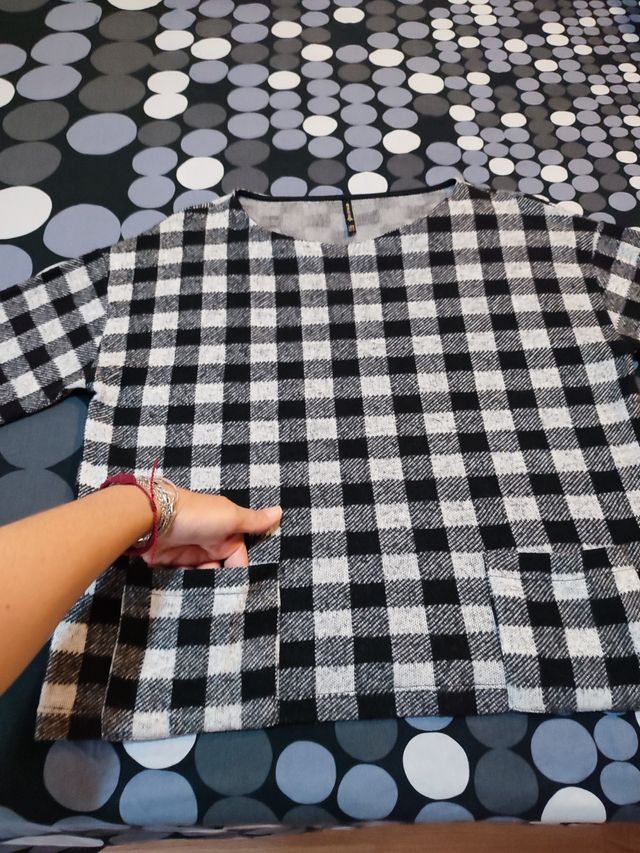 Jersey fino de cuadros