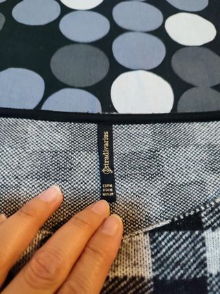 Jersey fino de cuadros