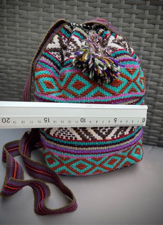 Bolso étnico andino de manta