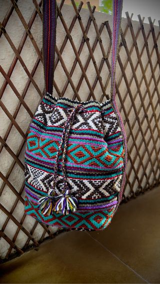 Bolso étnico andino de manta