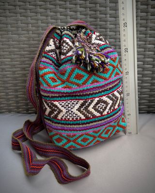 Bolso étnico andino de manta