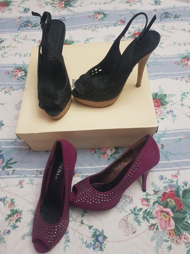 Zapatos de tacón ( 2 pares)
