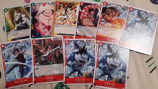 Lote cartas One Piece