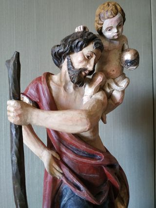 SAN CRISTOBAL DE MADERA POLICROMADO