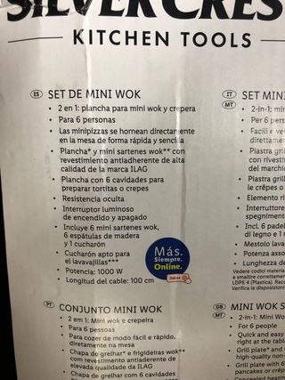 Set de mini wok