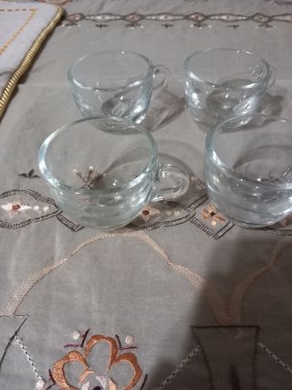 Tazzine di  vetro caffè freddo