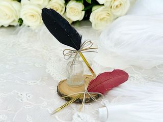 Set escritura boligrafo pluma libro firmas