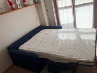 Divano letto in stoffa
