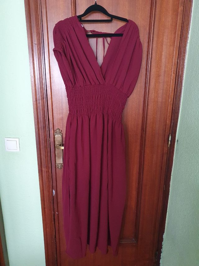 Vestido maxi largo.