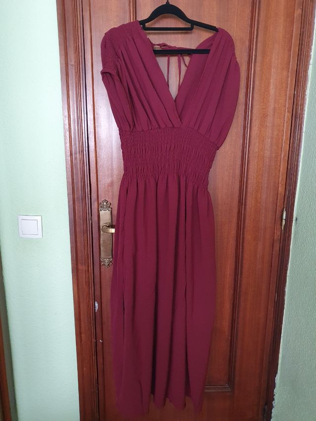 Vestido maxi largo.