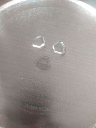 plato vidrio para microondas 13 L