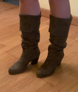 botas altas de tacón