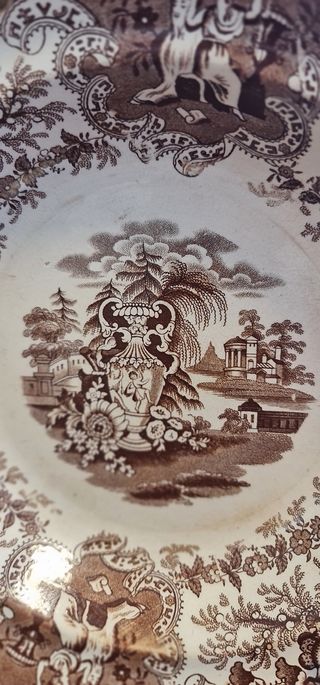 Plato H.N&A Myceni 1853-68 Staffordshire