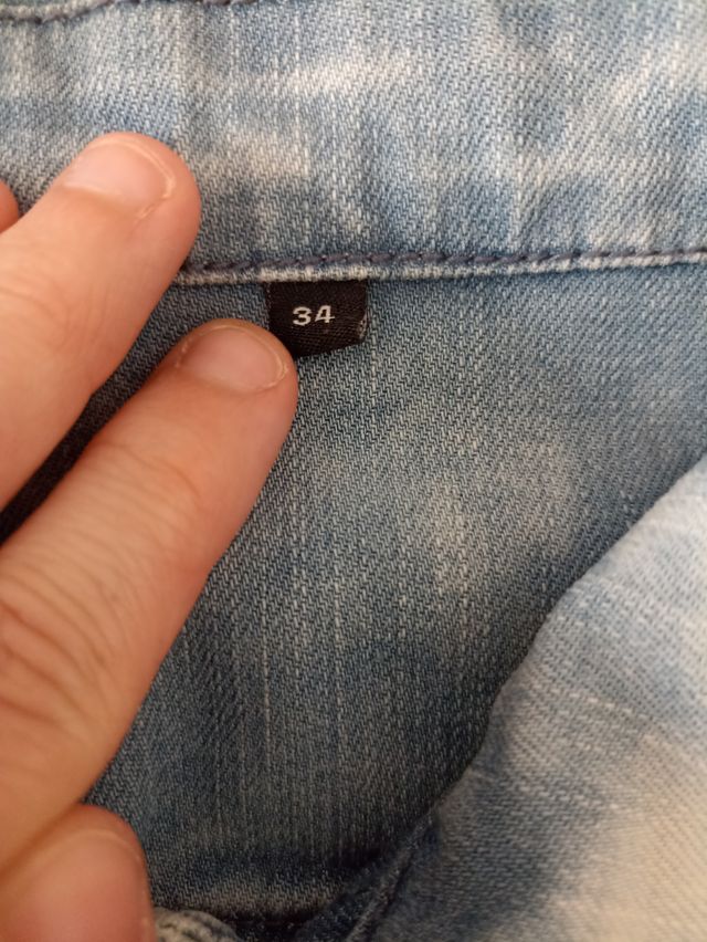 Cazadora vaquera only desteñida tie dye