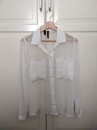 Camisa blanca talla 36 Mango