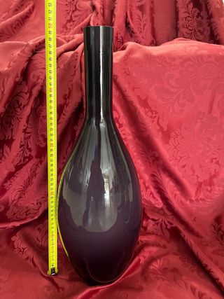 BOTELLA GRANDE CRISTAL MORADO