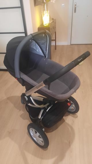 Carro bebe cuco+ silla Quinny Buzz Negro