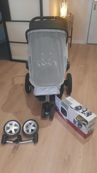 Carro bebe cuco+ silla Quinny Buzz Negro