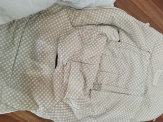 Saco universal silla paseo cuadro beige