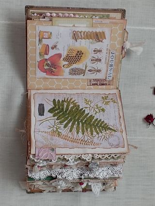 Junkjournal álbum diario vintage