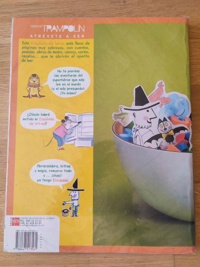 Ensalada de letras 2. Lecturas.