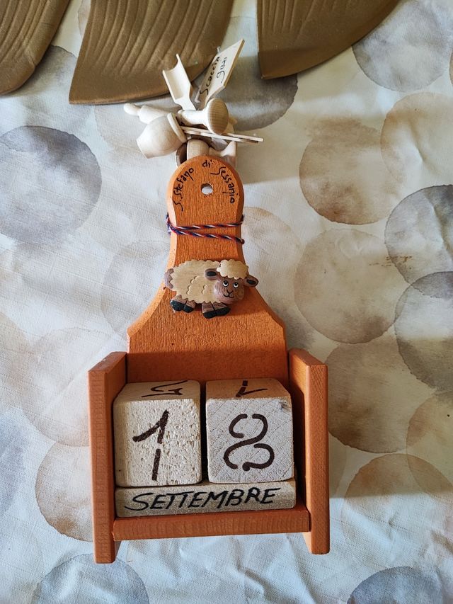 Calendario legno